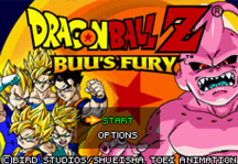 Dragon Ball Z Buu's Fury Title Screen