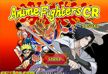Anime Fighters CR Sasuke Title Screen