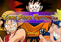 Comic Stars Fighting 3.6 Title Screen