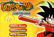 Dragon Ball Defense Title Screen