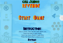Cell Juniors Revenge Title Screen