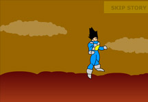 Dragon Ball Z Escape from planet Vegeta Gameplay