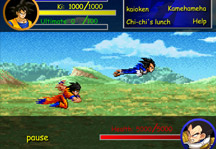 Goku vs Vegeta Gameplay