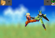 Goku vs Cell Gameplay