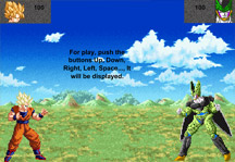 Goku vs Cell Title Screen