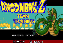 Dragon Ball Z Team Training Title Screen