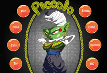 Piccolo Dress Up Title Screen