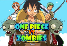 One Piece vs Zombies Title Screen