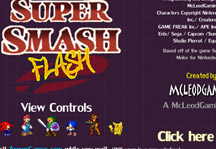 Super Smash Flash Title Screen