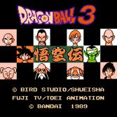 Dragon Ball 3 Gokuden - Title screen